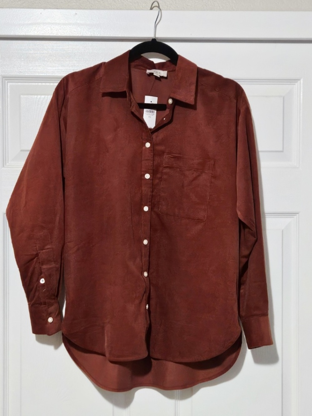 Loft Corduroy Brown Shirt XS